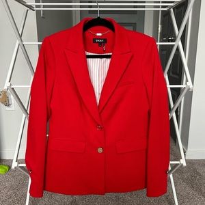 Red DKNY Blazer